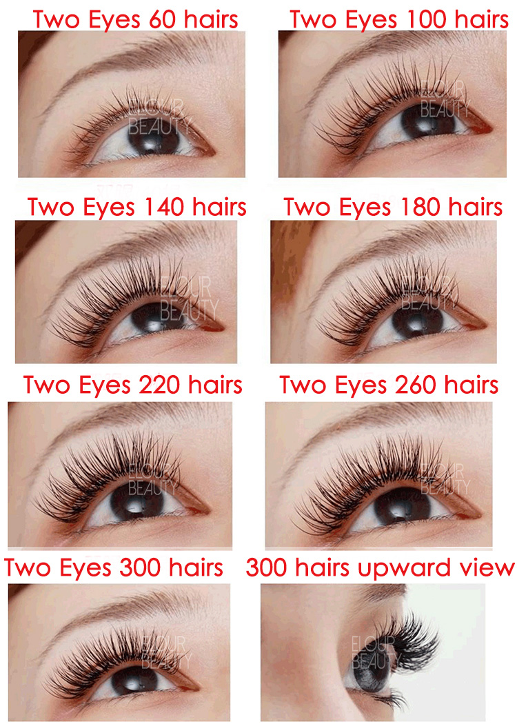 the effect for how many hairs lash extensions planting China.jpg